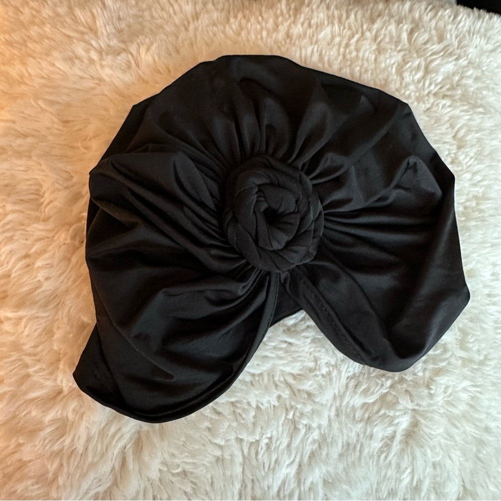 Hair turban black Women